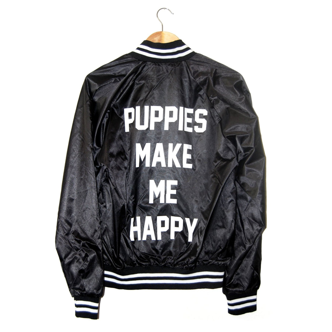Dog Lovers Varsity Jacket | Gift for Dog Owners & Pup Parents - Puppies Make Me Happy