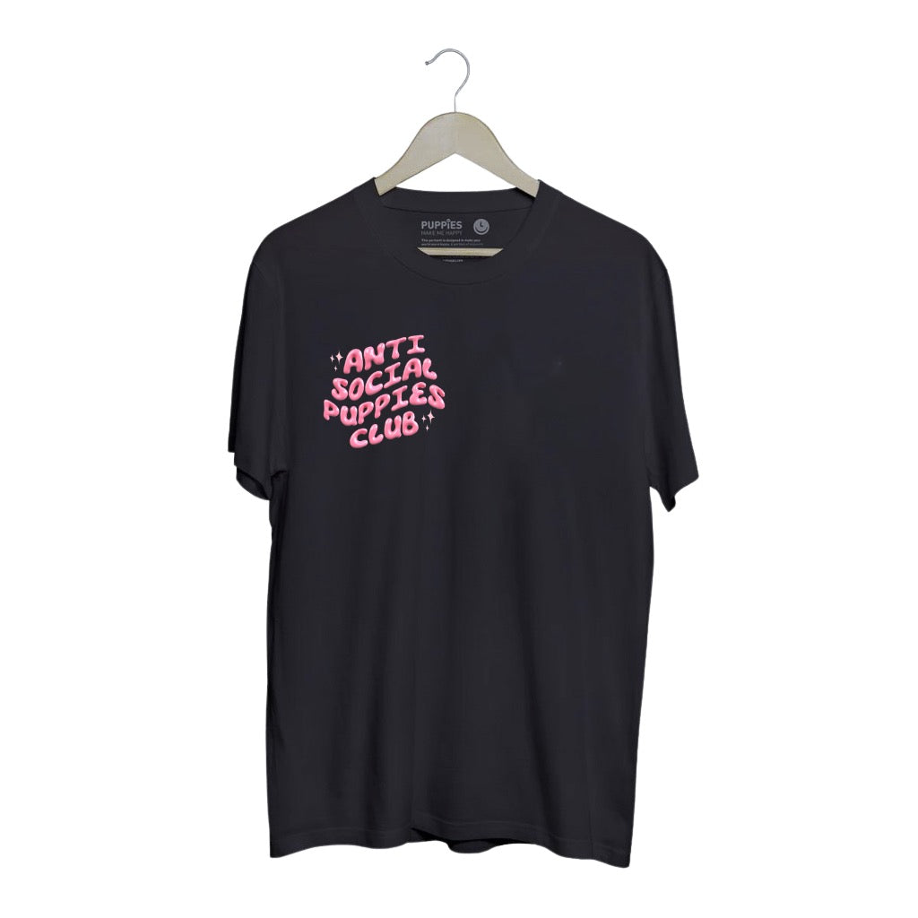 Anti Social Puppies Club | Uni-Sex Tee