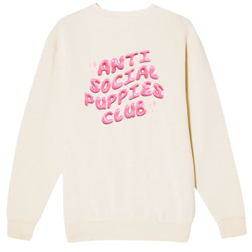 Anti Social Puppies Club | Uni-Sex Crewneck Sweatshirt