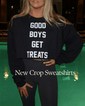 Good Boys Get Treats | Cropped Sweatshirt | Puppies Make Me Happy® - Puppies Make Me Happy