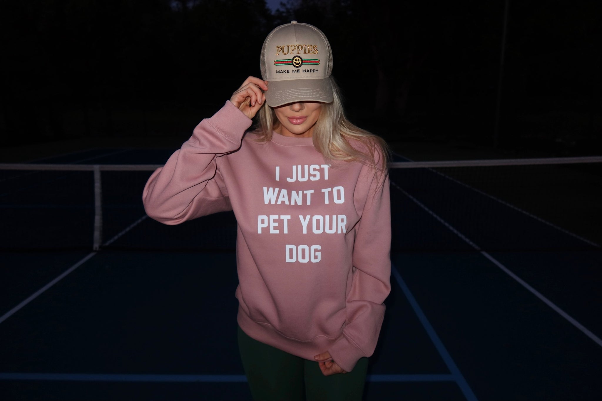 I Just Want to Pet Your Dog | Uni-Sex Crewneck Sweatshirt