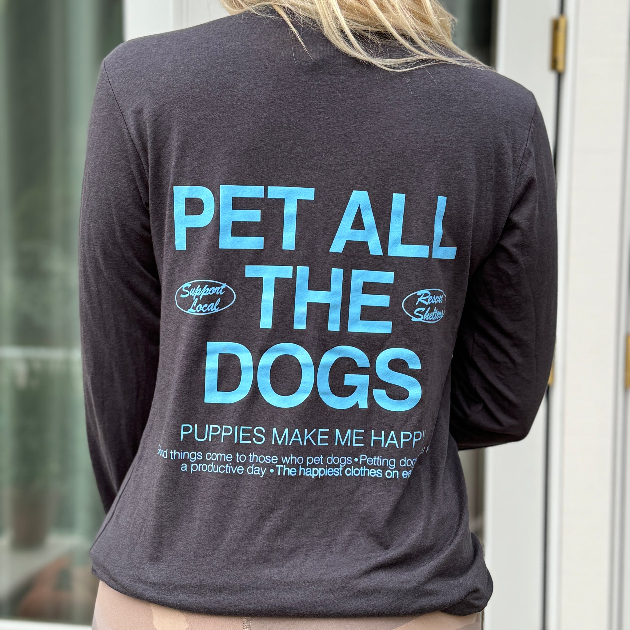 Pet All The Dogs 2.0  | Uni-Sex Long Sleeve Tee