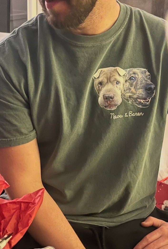 Custom Your Dog Here Pet Face | Crop Tank | Present for Dog Owners | Made in USA - Puppies Make Me Happy