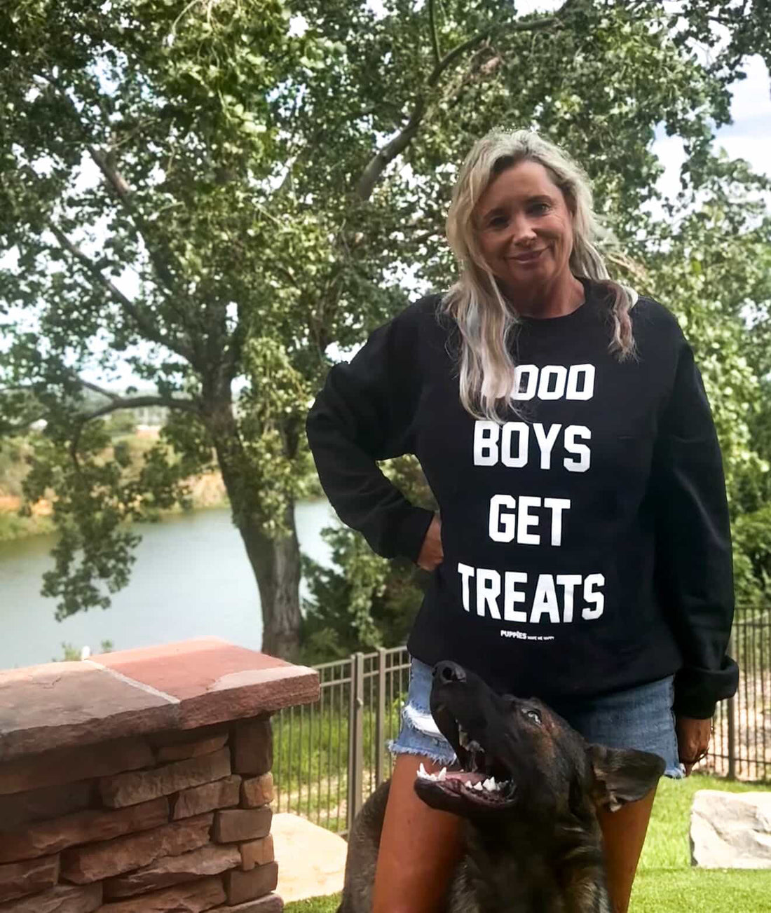 Good Boys Get Treats | Big Font | Unisex Sweatshirt