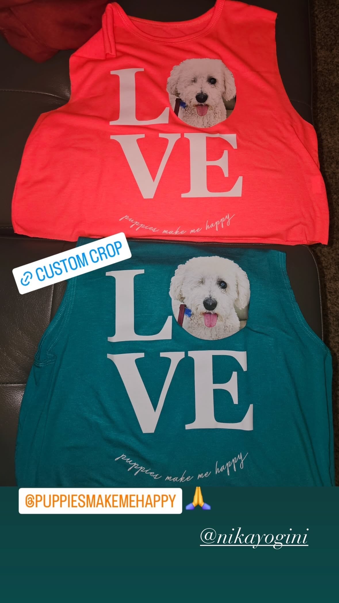 Your Dog Here | Custom True Puppy Love Women's Sleeveless Tank | Dog Owner Gift - Puppies Make Me Happy
