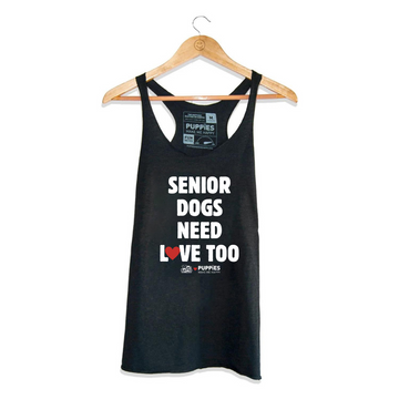 Senior Dogs Need Love Too | Women's Racerback Tank