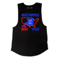 Black Sleeveless Vote Puppies for People