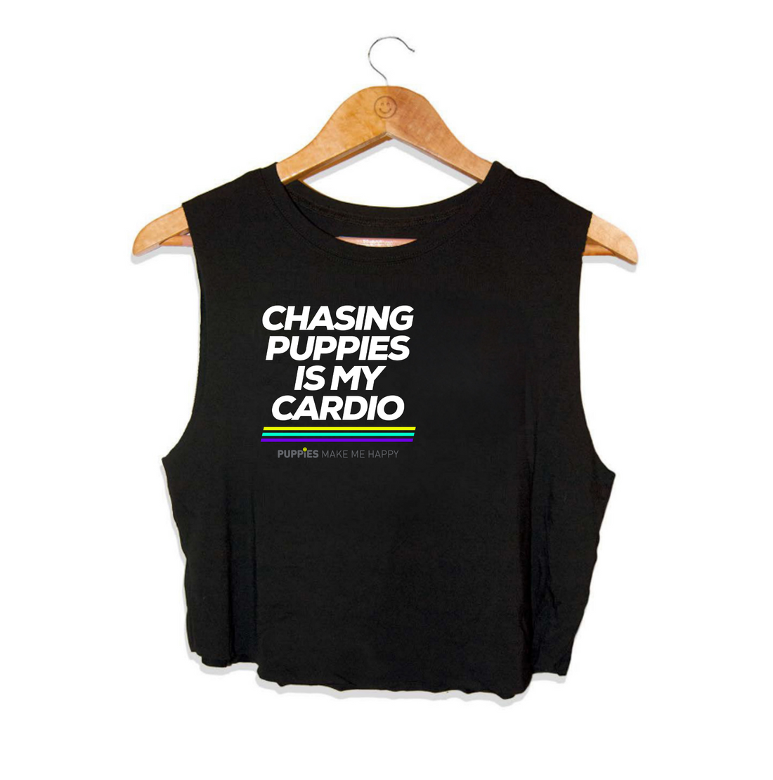 Chasing Puppies is my Cardio | Crop Tank