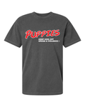 Puppies Keep Kids Off Drugs and Alcohol| Uni-Sex Crewneck Tee - Puppies Make Me Happy