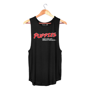 PUPPIES Keep Kids Off Drugs Women's Sleeveless Tank | Made in USA