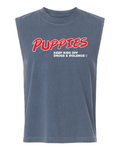 PUPPIES Keep Kids Off Drugs & Violence Heavyweight Muscle Tank | As Seen on House of Stassi - Puppies Make Me Happy