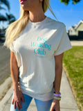 Dog Walking Club Front White T Shirt