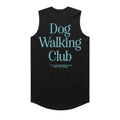 Dog walking club black with Caption