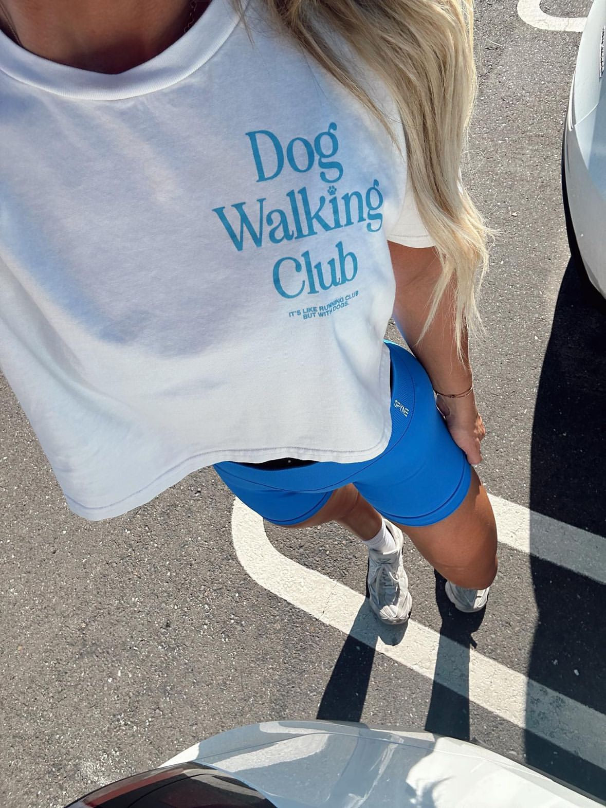 Dog Walking Club | Crop Tee