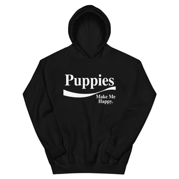 Enjoy Puppies Make Me Happy | Unisex Hoodie