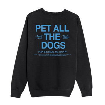 Pet All The Dogs 2.0 | Uni-Sex Crewneck Sweatshirt