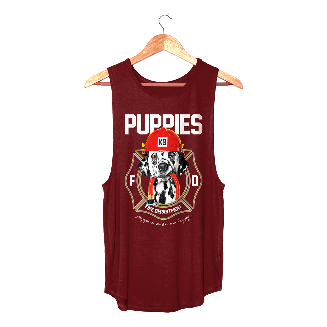 Puppies Fire Dept | Women's Sleeveless | LA Fire Fundraiser