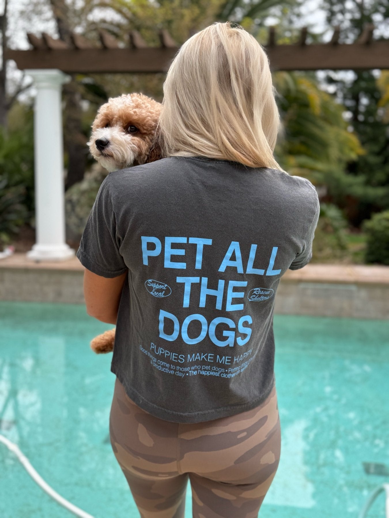 Pet All The Dogs Women's T-Shirt | Present for Dog Moms & Dog Lovers
