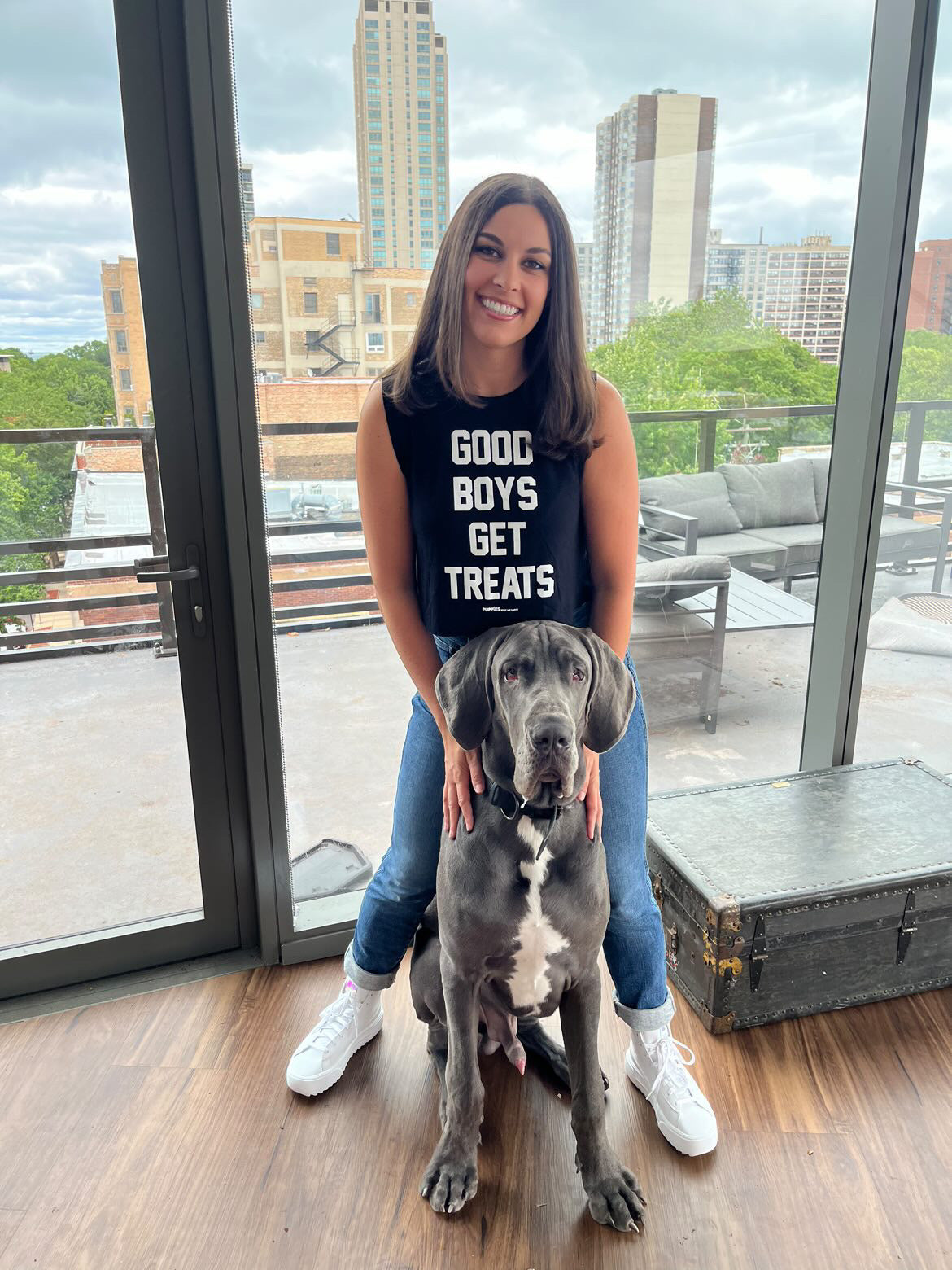 GOOD BOYS GET TREATS Crop Top