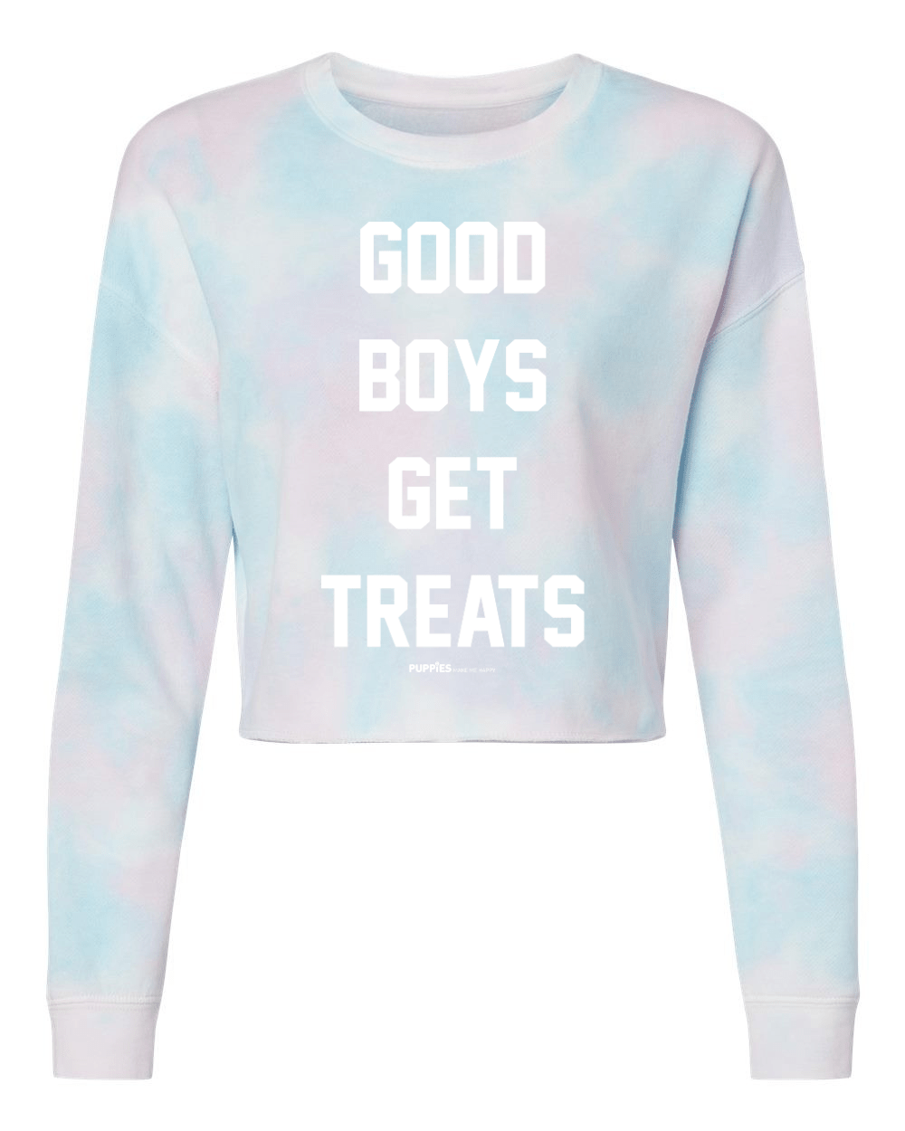 Good Boys Get Treats | Cropped Sweatshirt | Puppies Make Me Happy® - Puppies Make Me Happy