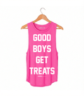 Good Boys Get Treats Women's Tank Top | Gift for Dog Moms | Made in USA - Puppies Make Me Happy