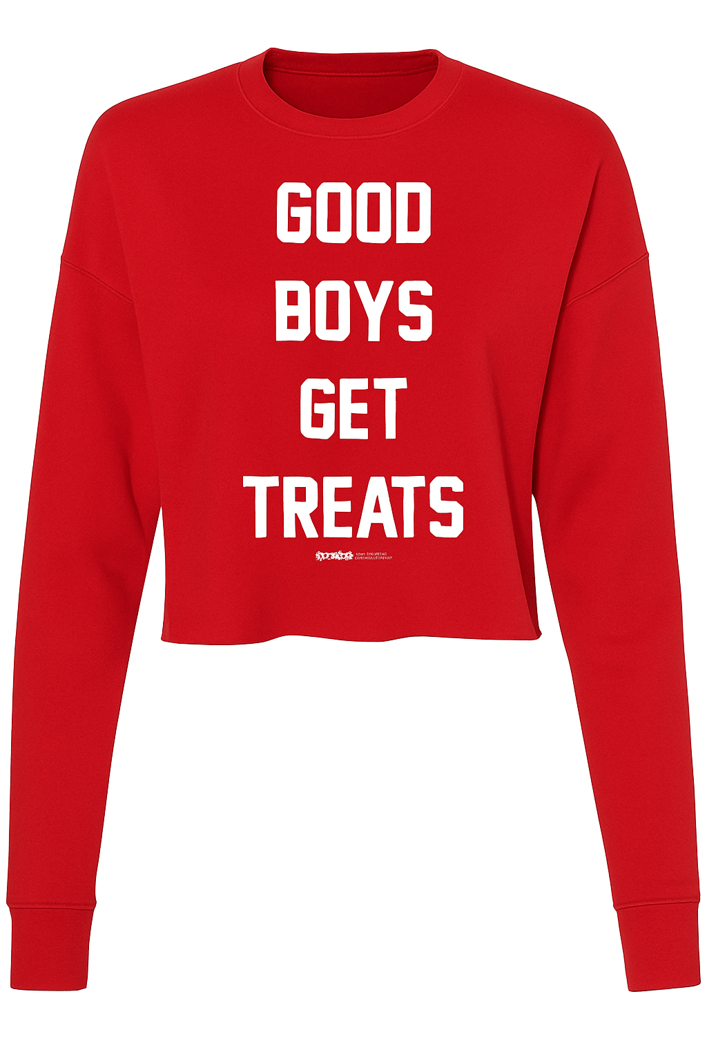 Good Boys Get Treats | Cropped Sweatshirt | Puppies Make Me Happy® - Puppies Make Me Happy