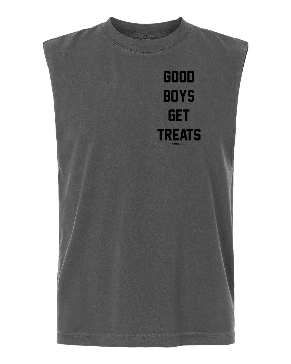 Good Boys Get Treats Heavyweight Muscle Tank | Premium Cotton Boxy Fit Best Gift - Puppies Make Me Happy