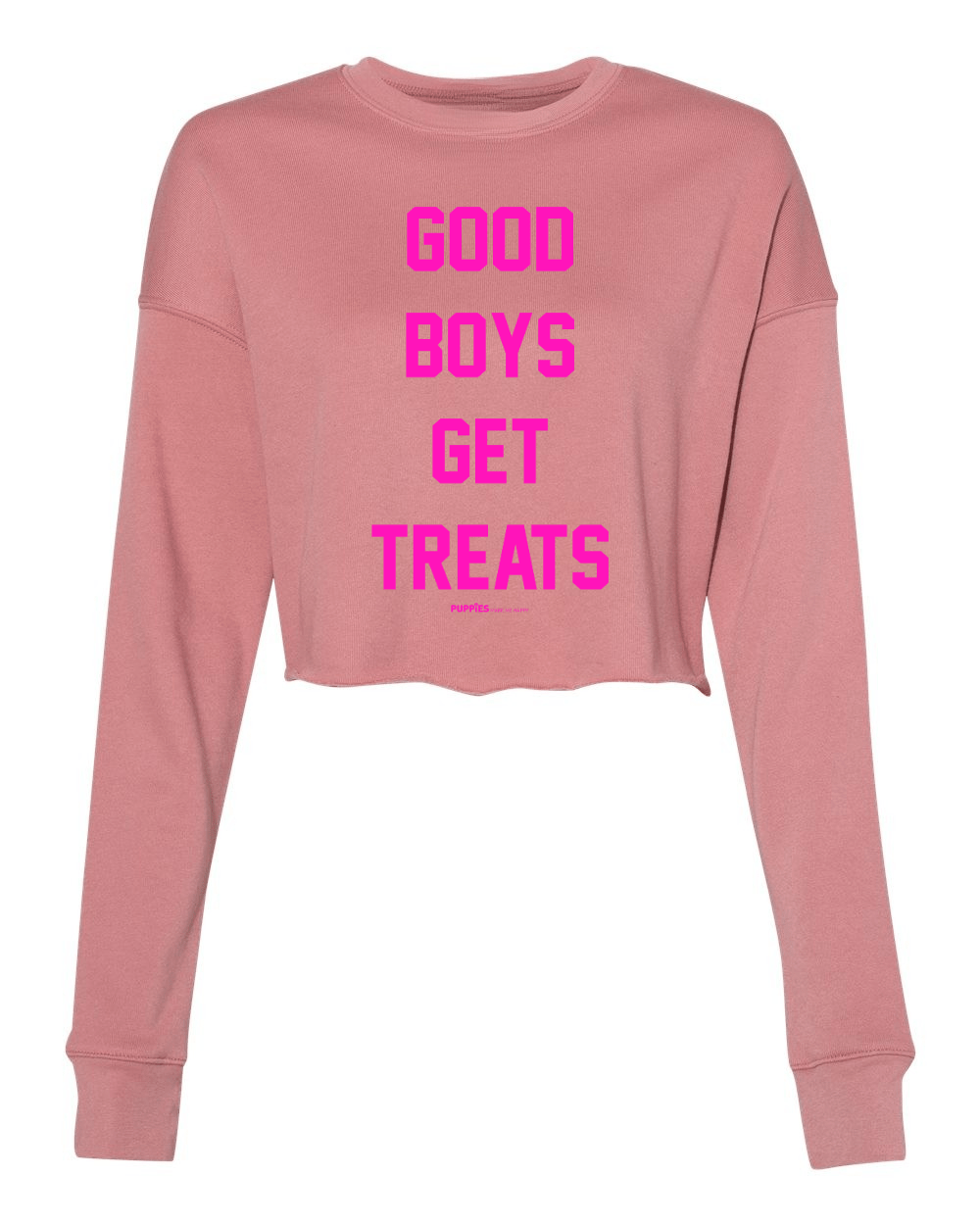 Good Boys Get Treats | Cropped Sweatshirt | Puppies Make Me Happy® - Puppies Make Me Happy