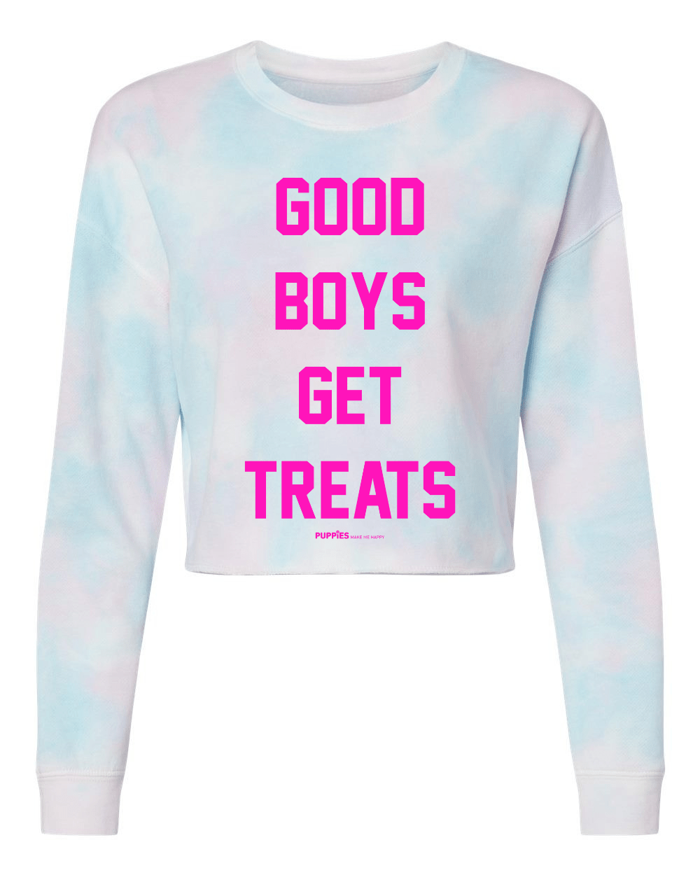 Good Boys Get Treats | Cropped Sweatshirt | Puppies Make Me Happy® - Puppies Make Me Happy