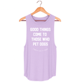 Good Things Come to Those Who Pet Dogs Tank | Gift for Dog Moms - Puppies Make Me Happy