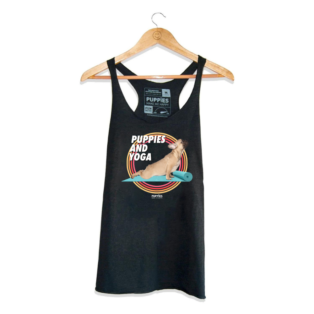 Puppies & Yoga Mat | Racerback Tank