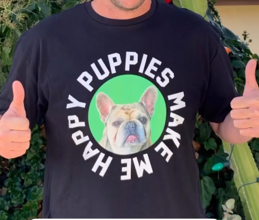 Your Dog Here | Personalized Smiley Crewneck | Gift for Dog Owners - Puppies Make Me Happy