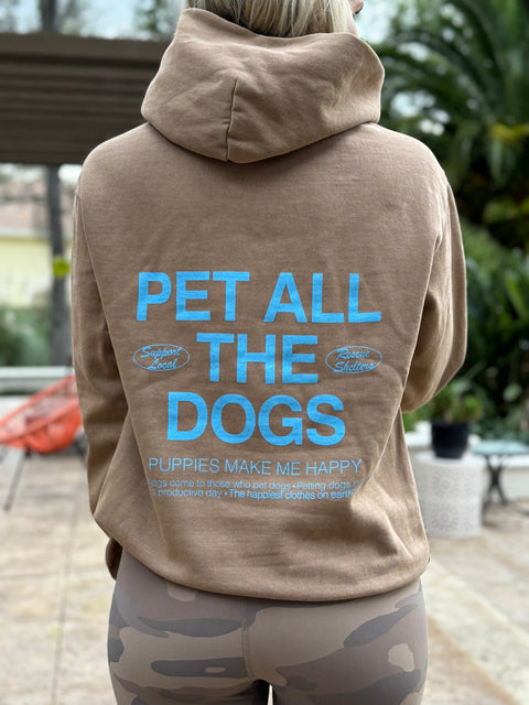 Pet All The Dogs 2.0 | Oversized Uni-Sex Hoodie