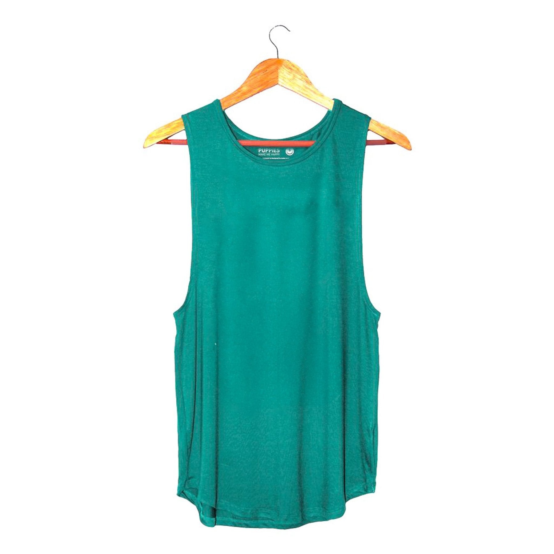 Women's Sleeveless Tank | Blank Puppies Basics | Made in the USA - Puppies Make Me Happy