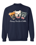 Custom Dog Photo Unisex Sweatshirt | Your Dog Here - Puppies Make Me Happy