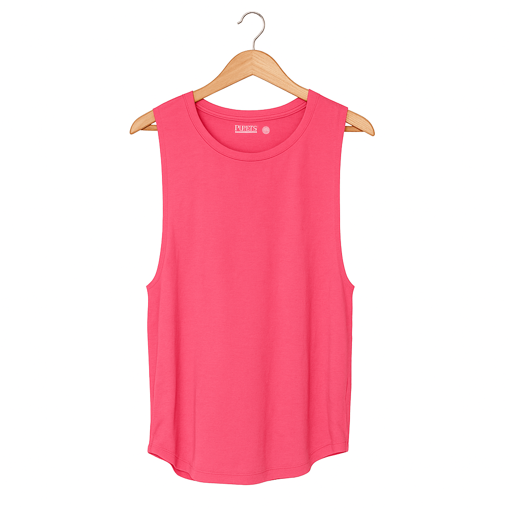 Women's Sleeveless Tank | Blank Puppies Basics | Made in the USA - Puppies Make Me Happy