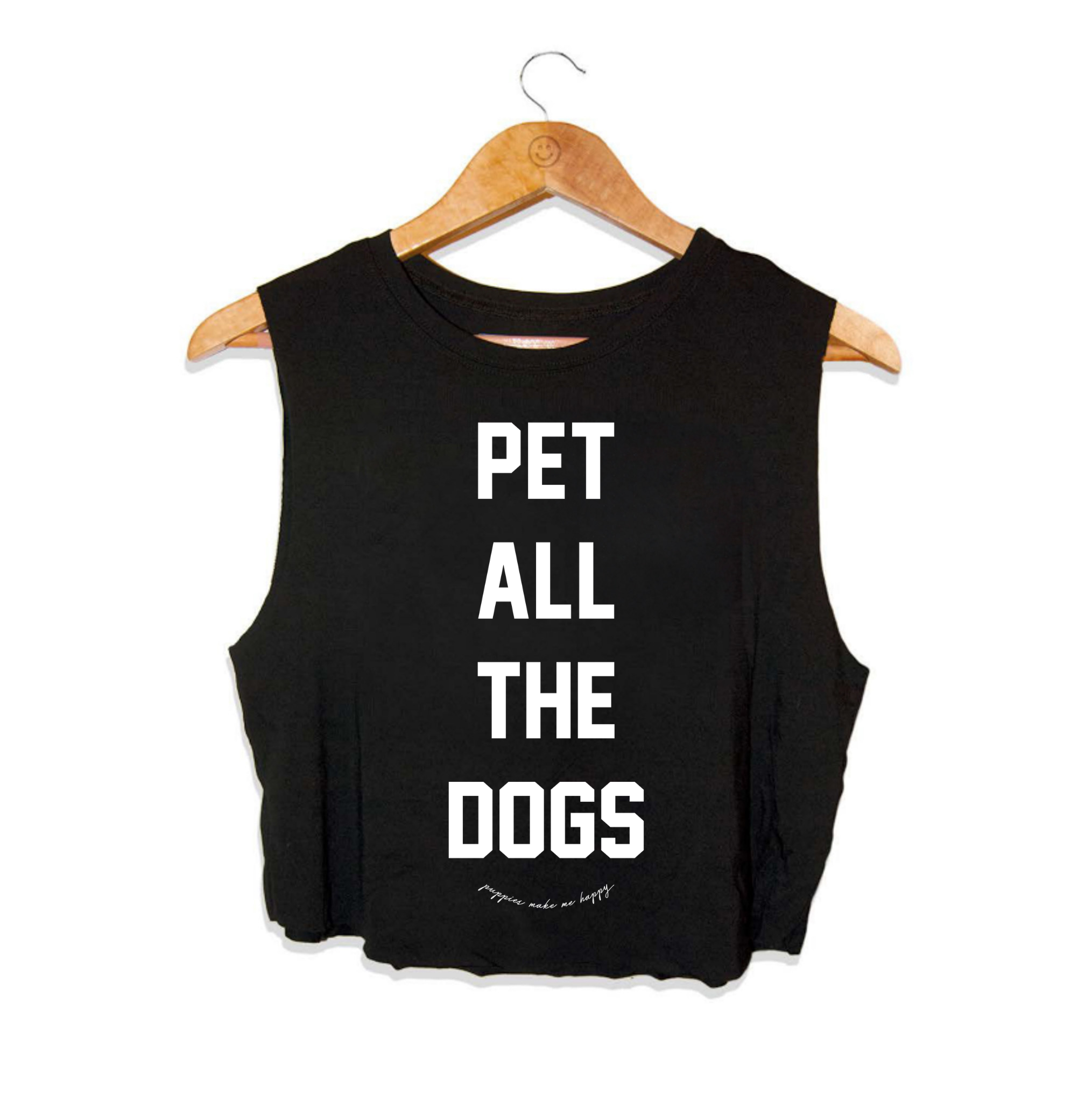 Pet All The Dogs | Women's Crop Top