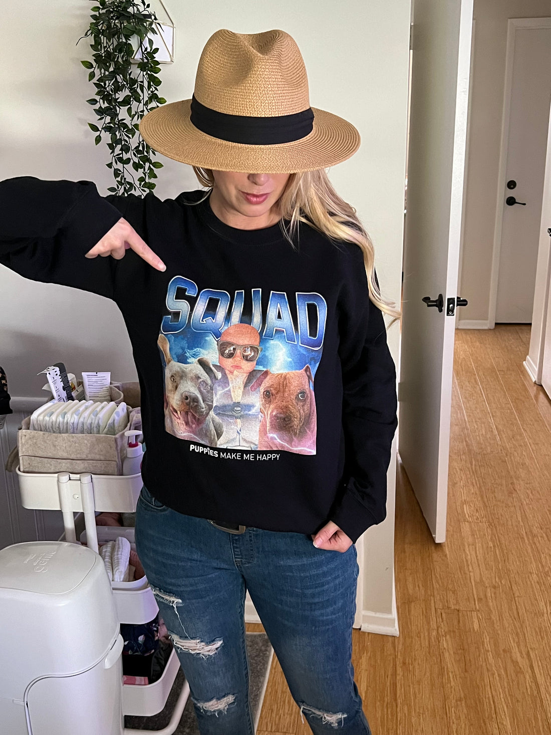 Pet Squad Black Sweatshirt