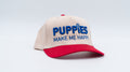 Puppies Happy Warm White Cap Front