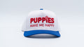 Puppies Happy White Cap Front