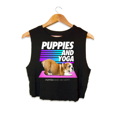 Puppies & Yoga OG | Crop Top