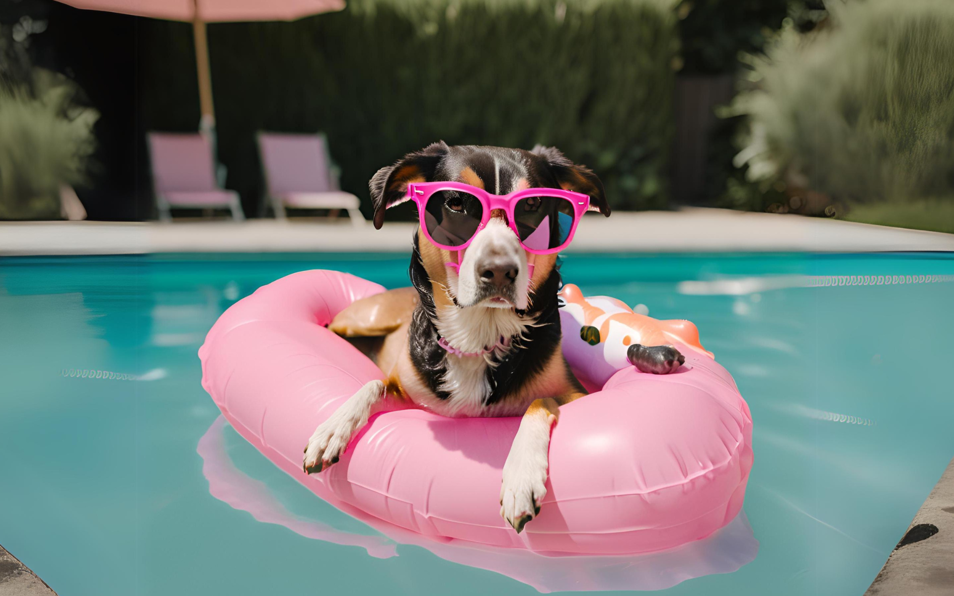 Puppy Swimming