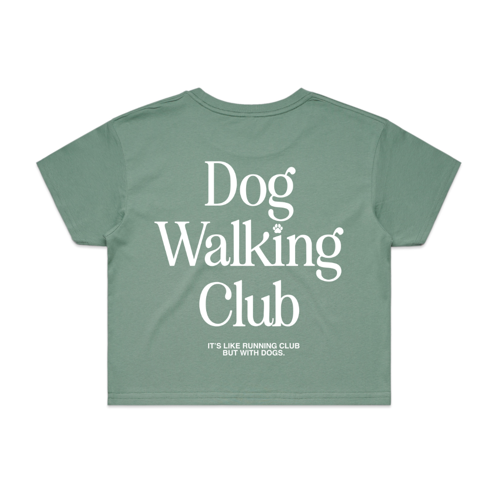 Dog Walking Club | Crop Tee