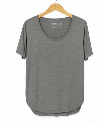 HEATHER GREY - WEEKEND TEE - BLANK - W002