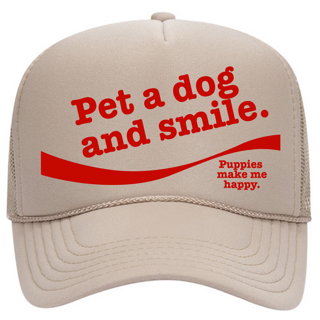 Pet A Dog and Smile | Foam Trucker