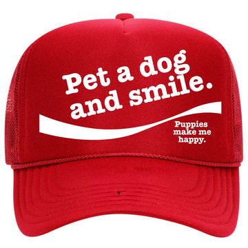 Pet A Dog and Smile | Foam Trucker