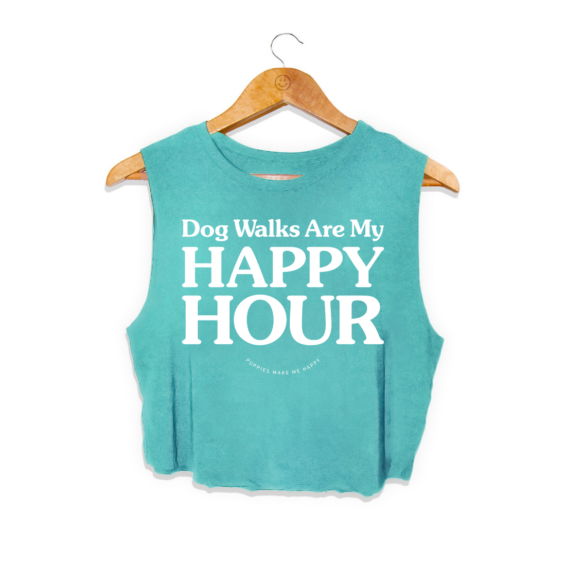 Dog Walks are my Happy Hour | Crop Tank