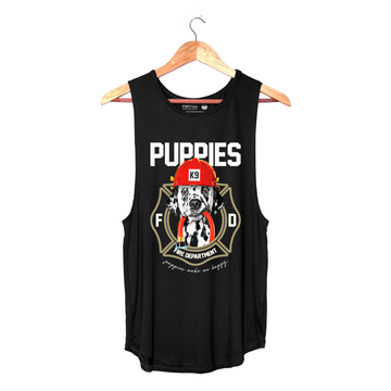 Puppies Fire Dept | Women's Sleeveless | LA Fire Fundraiser