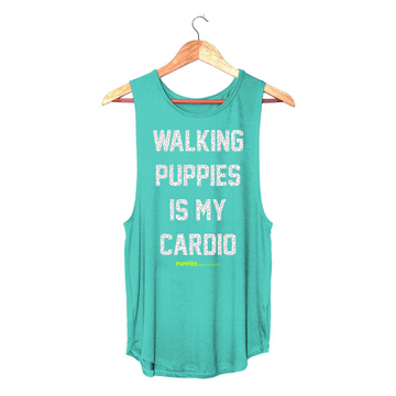 Walking Puppies is my Cardio | Women's Sleeveless