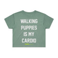 Walking Puppy is my Cardio Olive Top